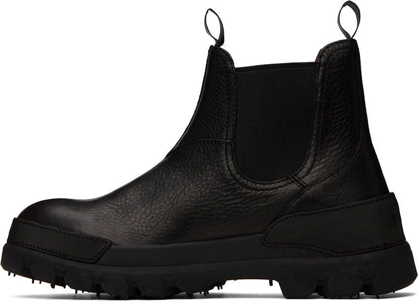 Polo Ralph Lauren Black Oslo Chelsea Boots - Picture 3