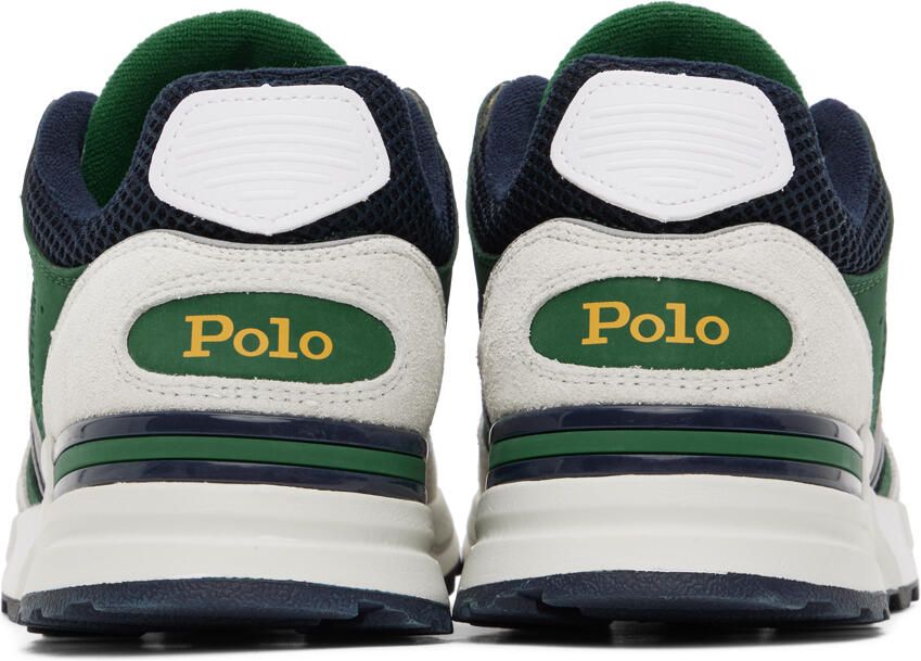 Polo Ralph Lauren Navy & Beige Trackster 200 Sneakers