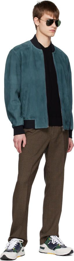 Polo Ralph Lauren Navy & Beige Trackster 200 Sneakers - Picture 4