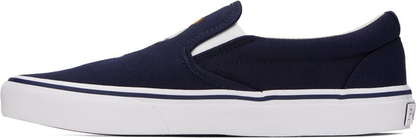 Polo Ralph Lauren Navy Keaton Sneakers - Picture 3