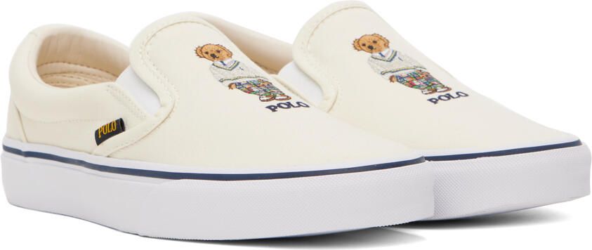 Polo Ralph Lauren Off-White Keaton Sneakers - Picture 2