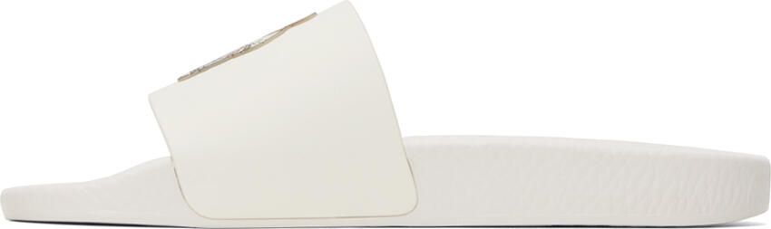 Polo Ralph Lauren White Polo Bear Slides - Picture 3