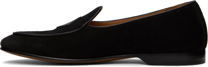 Ralph Lauren Purple Label Black Belvin Loafers - Picture 3