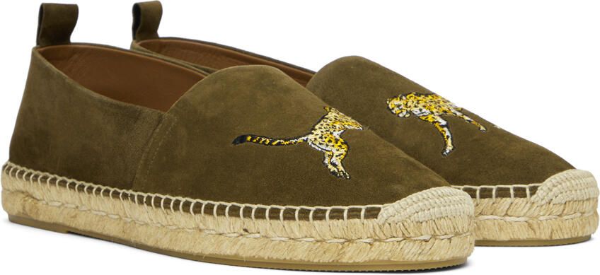 Ralph Lauren Purple Label Khaki Bowsworth Espadrilles - Picture 3