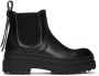 RED Valentino Black Leather Chelsea Boots - Thumbnail 1