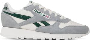 Reebok Classics Gray Classic Leather Sneakers