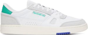 Reebok Classics White & Gray Lt Court Sneakers