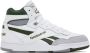 Reebok Classics White & Green BB 4000 II Mid Sneakers - Thumbnail 1
