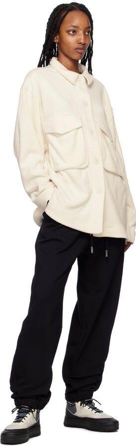 Reebok Classics Beige & Black Nicole McLaughlin Edition Club C Geo Mid Sneakers - Picture 4