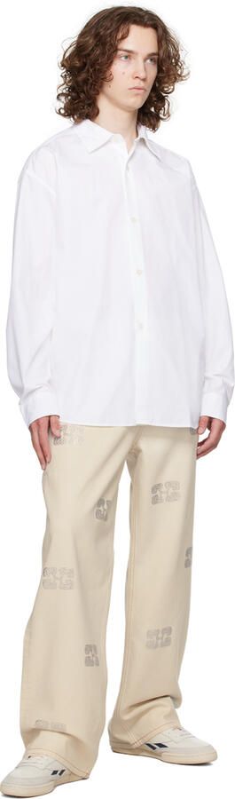 Reebok Classics Off-White & Navy Club C Revenge Vintage Sneakers - Picture 4