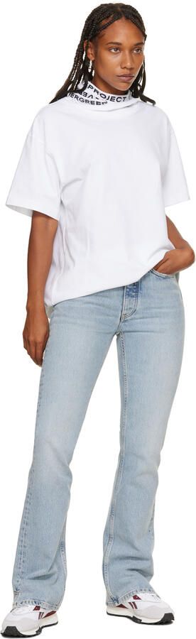 Reebok Classics White & Burgundy LX2200 Sneakers - Picture 4