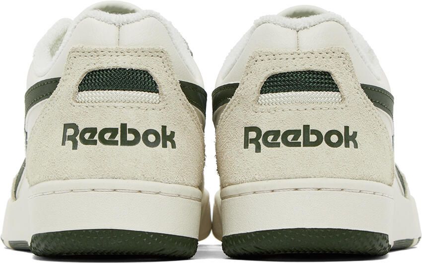 Reebok Classics White & Green BB 4000 II Sneakers