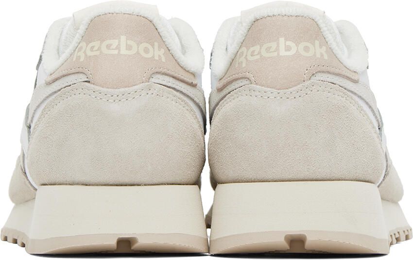 Reebok Classics White & Taupe Classic Sneakers