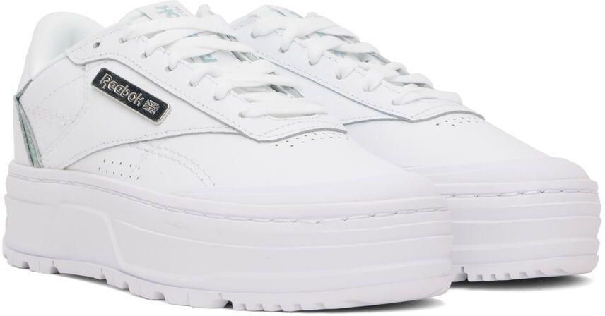 Reebok Classics White Club C Double GEO Sneakers - Picture 2
