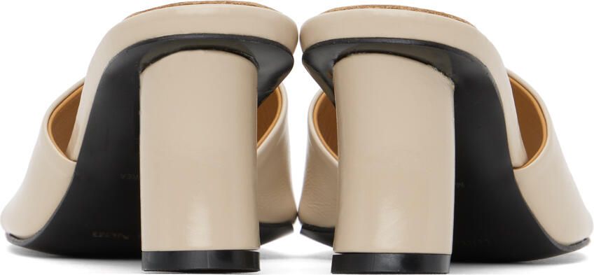 Reike Nen Beige Curvy Heeled Sandals