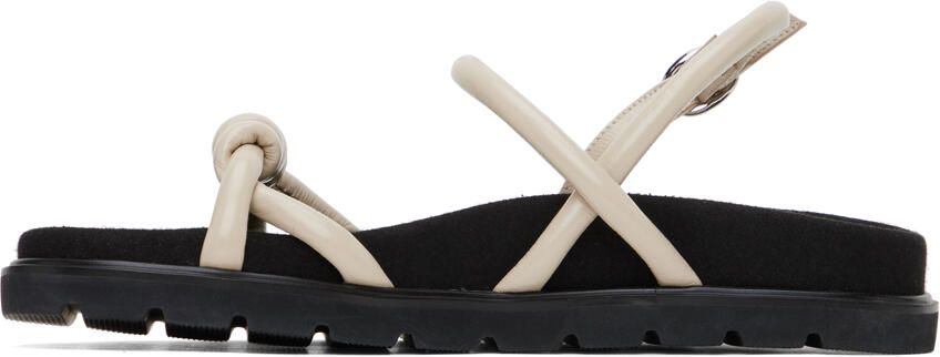 Reike Nen Beige Knotted Sandals - Picture 3