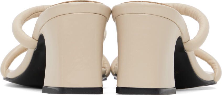 Reike Nen Beige Twisted Heeled Sandals