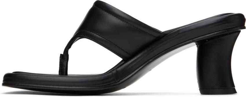 Reike Nen Black Padded Heeled Sandals - Picture 3