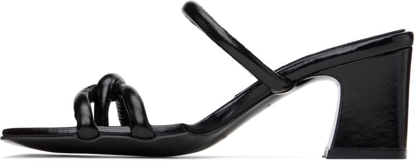 Reike Nen Black Twisted Heeled Sandals - Picture 3