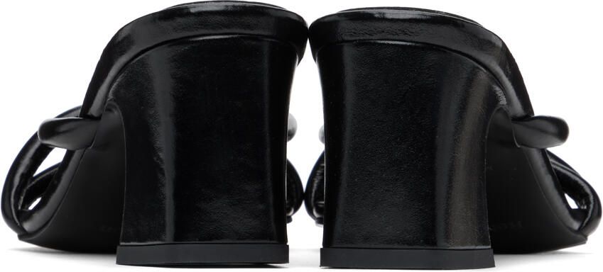 Reike Nen Black Twisted Heeled Sandals