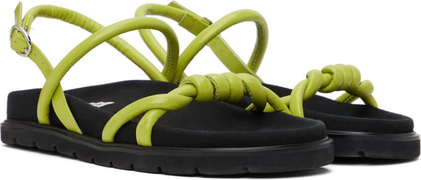 Reike Nen Green Knotted Sandals - Picture 2