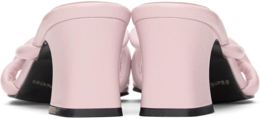 Reike Nen Pink Noodle Knot Heeled Sandals