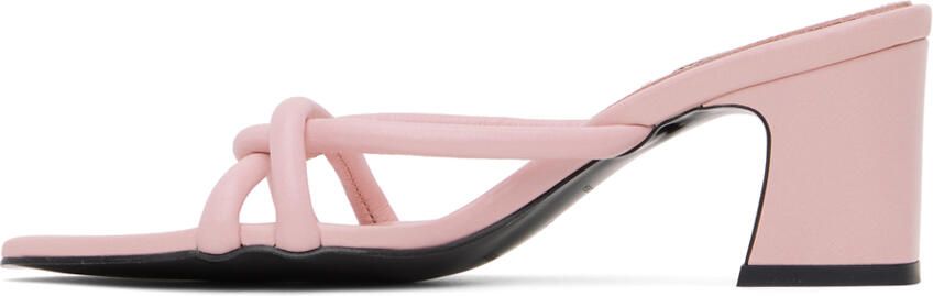 Reike Nen Pink Twisted Heeled Sandals - Picture 4