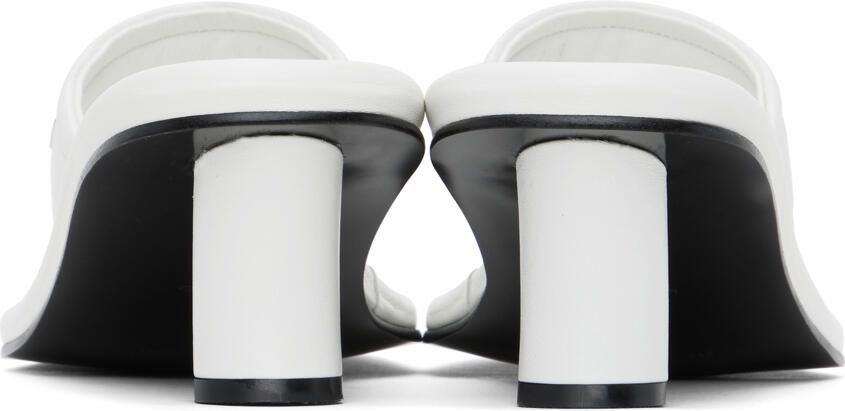 Reike Nen White Padded Heeled Sandals