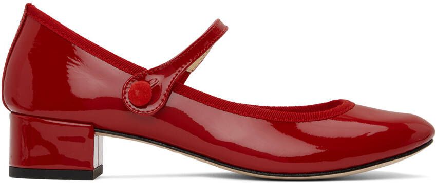 Repetto Red Rose Heels - Picture 7
