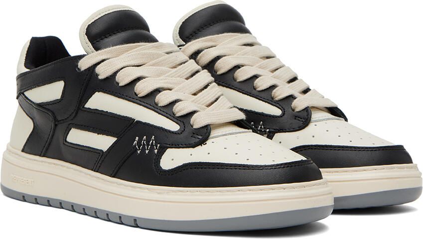 Represent Black & Off-White Reptor Low Sneakers - Picture 2