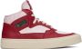 Rhude Red & White Cabriolets Sneakers - Thumbnail 1