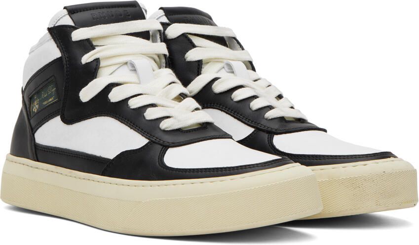 Rhude Black & White Cabriolets Sneakers - Picture 2