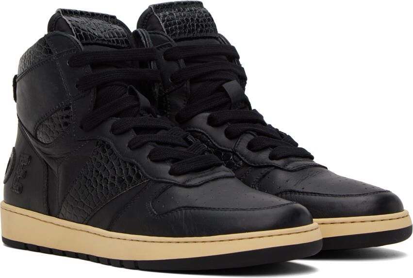 Rhude Black Rhecess-Hi Sneakers - Picture 2