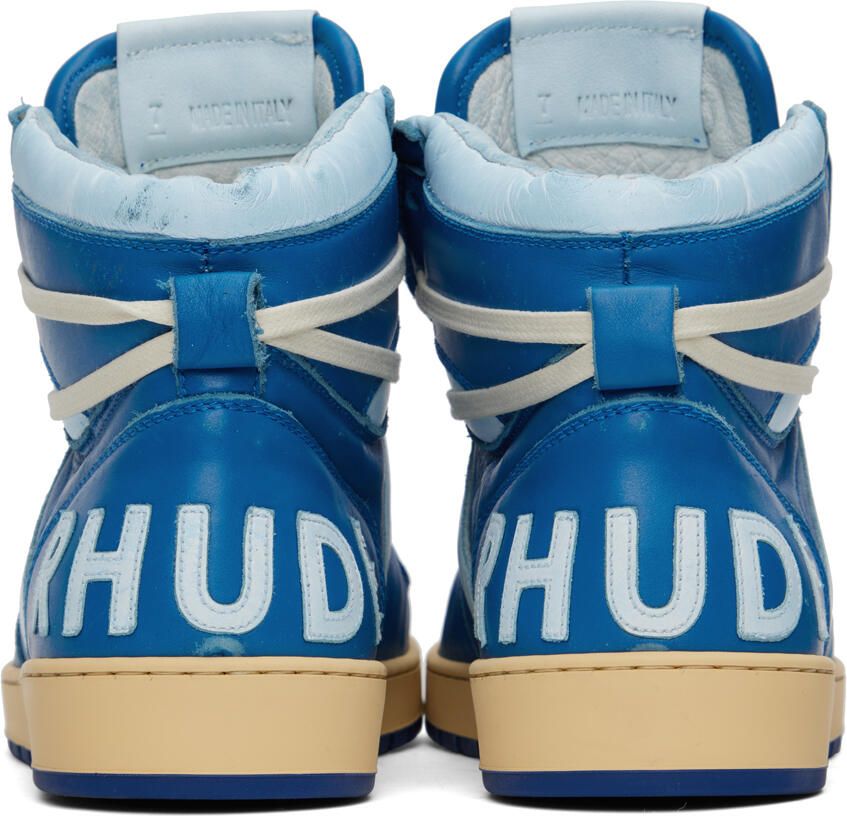 Rhude Blue Rhecess Hi Sneakers