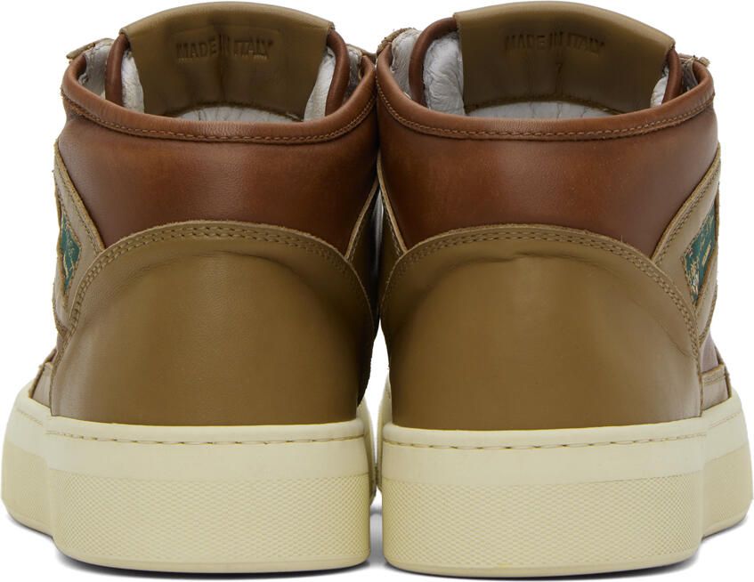 Rhude Khaki & Brown Cabriolets Sneakers