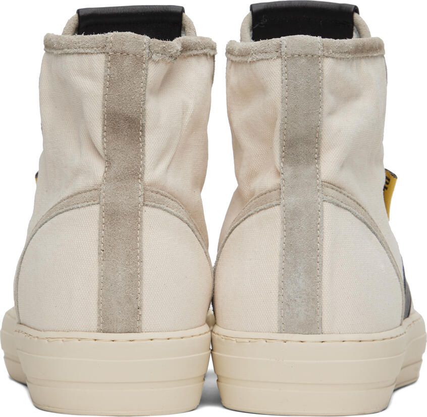 Rhude Off-White & Gray Bel Airs Sneakers
