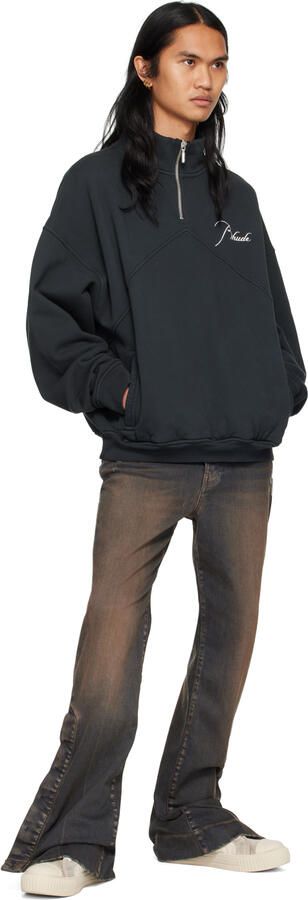 Rhude Off-White & Gray Bel Airs Sneakers - Picture 4