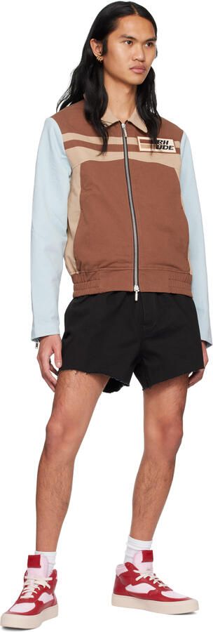 Rhude Red & White Cabriolets Sneakers - Picture 4