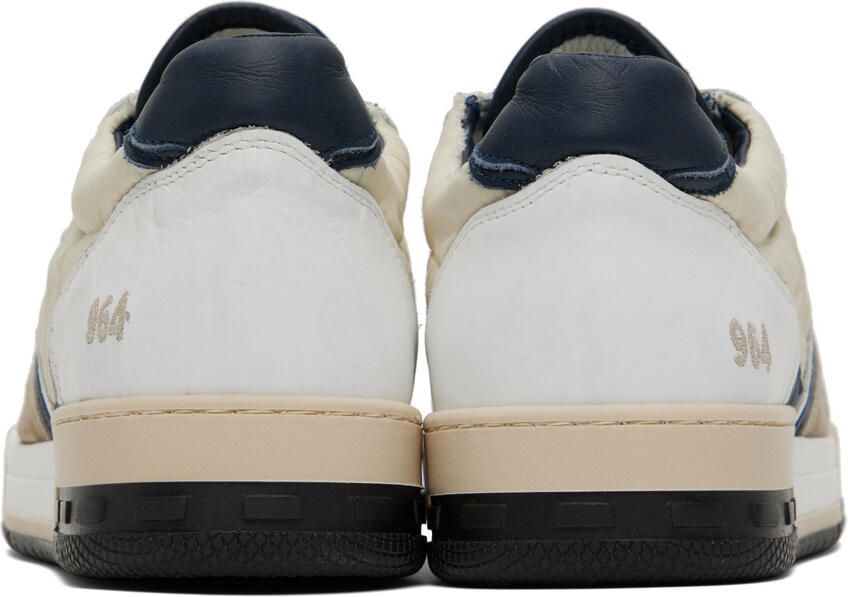 Rhude White & Navy Racing Sneakers