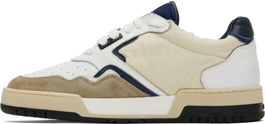Rhude White & Navy Racing Sneakers - Picture 3