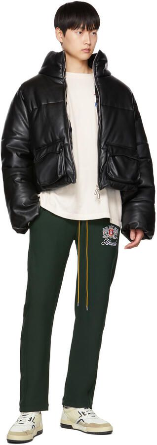 Rhude White & Navy Racing Sneakers - Picture 4