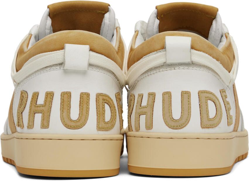 Rhude SSENSE Exclusive White & Black Rhecess Low Sneakers - Picture 2