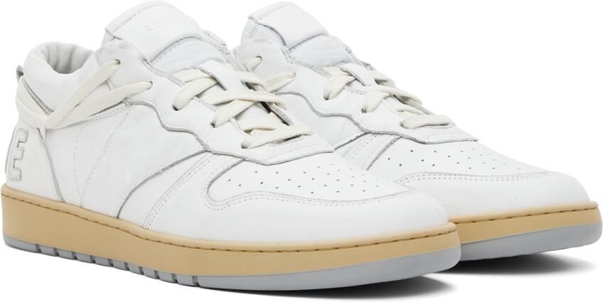 Rhude White Rhecess Low Sneakers - Picture 2