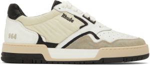 Rhude SSENSE Exclusive Beige Racing Sneakers