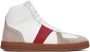 Rhude White & Beige High-Top Sneakers - Thumbnail 1
