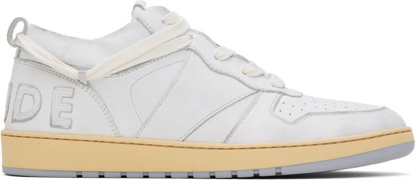 Rhude White Rhecess-Low Sneakers