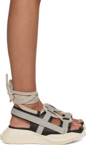 Rick Owens Black & Off-White Geth Sandals