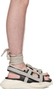 Rick Owens Black & Off-White Geth Sandals
