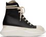 Rick Owens DRKSHDW Black Abstract High-Top Sneakers - Thumbnail 5