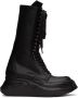 Rick Owens DRKSHDW Black Army Boots - Thumbnail 1